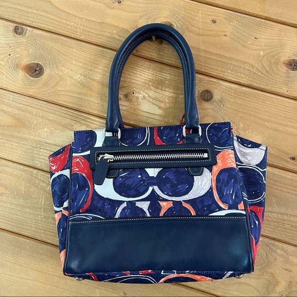 Coach Legacy Heritage Candace Carryall Satchel D1220-19951 Handbag Bag Purse EUC - Picture 2 of 12